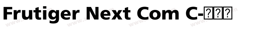 Frutiger Next Com C字体转换